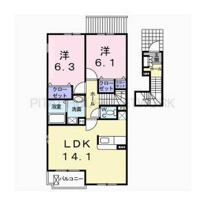 ガ-デンハウスやしろ　Ⅲ 3の間取り画像