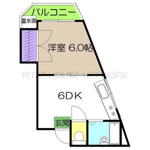 ハイツMⅡ 401の間取り画像