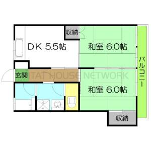 大川ハイツ 1の間取り画像