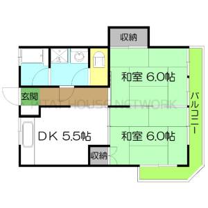 大川ハイツ 3の間取り画像