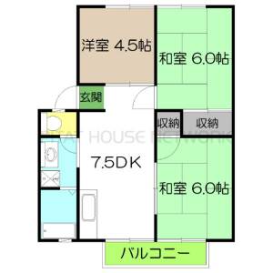 ファミール高須 6号の間取り画像