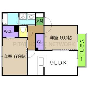 ソレジオ前里 3の間取り画像