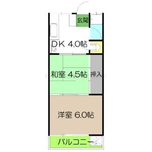 宝ハイツ 3の間取り画像