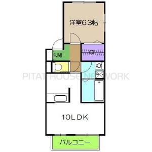 サニーコートA棟 A202の間取り画像