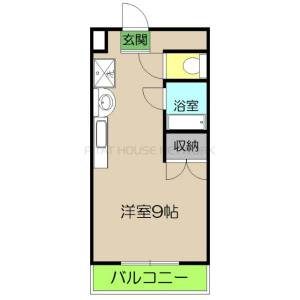 高知市高須アパート 3の間取り画像