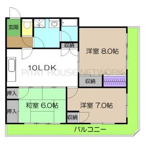 リッツハウス城北 1の間取り画像