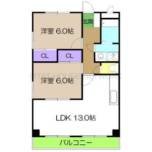 澤村マンション 303の間取り画像