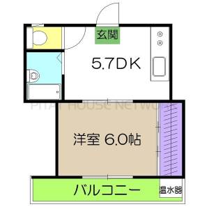 ハイツMⅡ 403の間取り画像