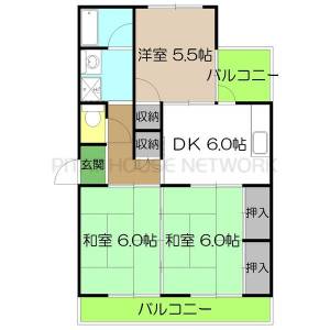 サンコート楠瀬 303の間取り画像