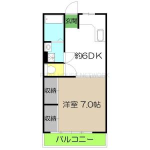 前田マンション 7の間取り画像