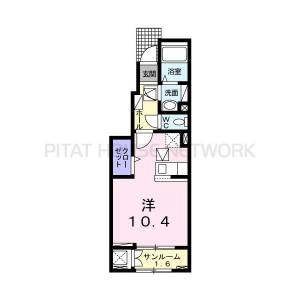 マリオ葛島　Ａ 1の間取り画像