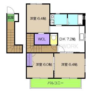 ダイヤメゾンC棟 C202の間取り画像