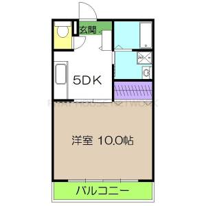 ホーリハウス 302の間取り画像