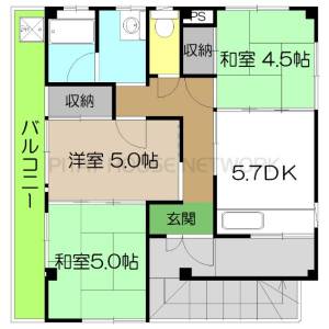 愛宕山貸部屋 2の間取り画像