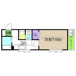 ライフ塩田 204の間取り画像