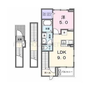 中之島荘 7の間取り画像