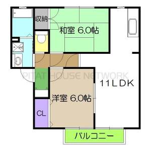 エトワール高見　A棟 A202の間取り画像