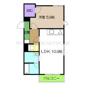 シャーメゾン街の灯 3の間取り画像