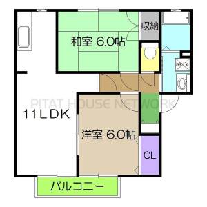 エトワール高見　A棟（A101） A101の間取り画像