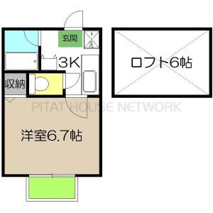 シティコート和泉 202の間取り画像