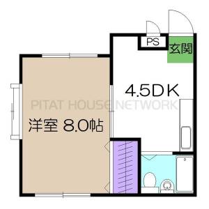 セレナM 104の間取り画像