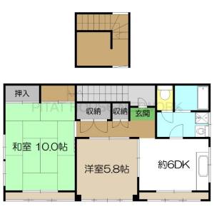 コーポタクシン（3F） 3Fの間取り画像