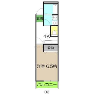 アーバンライフ元町（302） 302の間取り画像