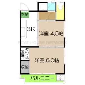 Tハウス（302） 2の間取り画像