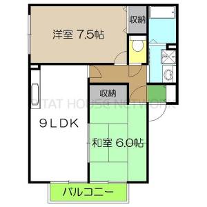 コンフォールチカミ　A棟 A201の間取り画像