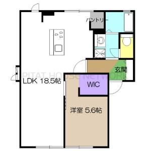 シャーメゾン西久万Ｄ棟（D101） D101の間取り画像