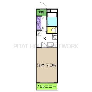 ノワール北新田（302） 302の間取り画像