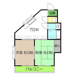 コルトハウス（202） 202の間取り画像