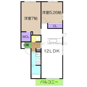 シャーメゾン・スュフィール　B B202の間取り画像