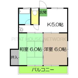 サンハイツＮＫⅡ（1-C） 3の間取り画像