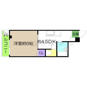 リブハイツ 403の間取り画像