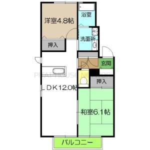 クレセント・トウヨウC棟 3の間取り画像