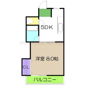 ハイツ森本Ⅱ 302の間取り画像