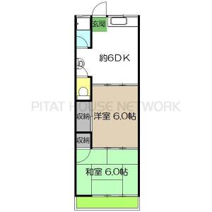 西谷マンション 203の間取り画像