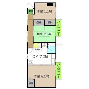 アネックス通町（2F） 2Fの間取り画像