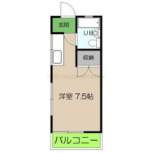 ハイツヤマサキ（201） 201の間取り画像