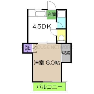 ドリームハウス寿 202の間取り画像