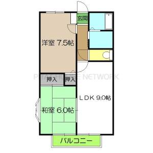 リヴェール・ボナール　A棟（A101） 1の間取り画像