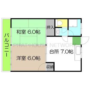 三谷マンション（303） 303の間取り画像