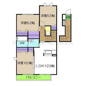 シャーメゾン　ブルームステージＡ棟 201の間取り画像