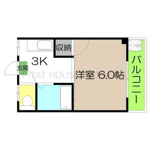 コーポライジング（303） 303の間取り画像