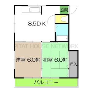 泉マンションⅡ（302） 302の間取り画像