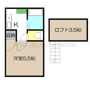 イースト（102） 3の間取り画像