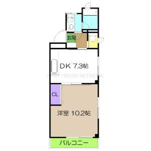 ポニーコーポラス（301） 3の間取り画像