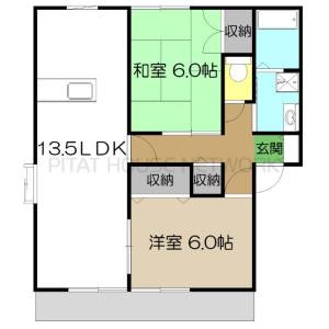 ソレジオ北久保A棟（Ａ101） 1の間取り画像