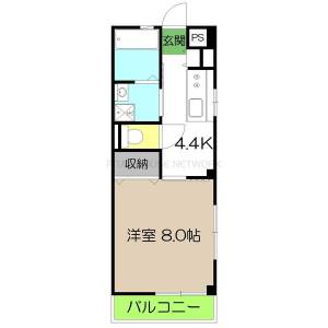 住友ハイツ（202） 202の間取り画像